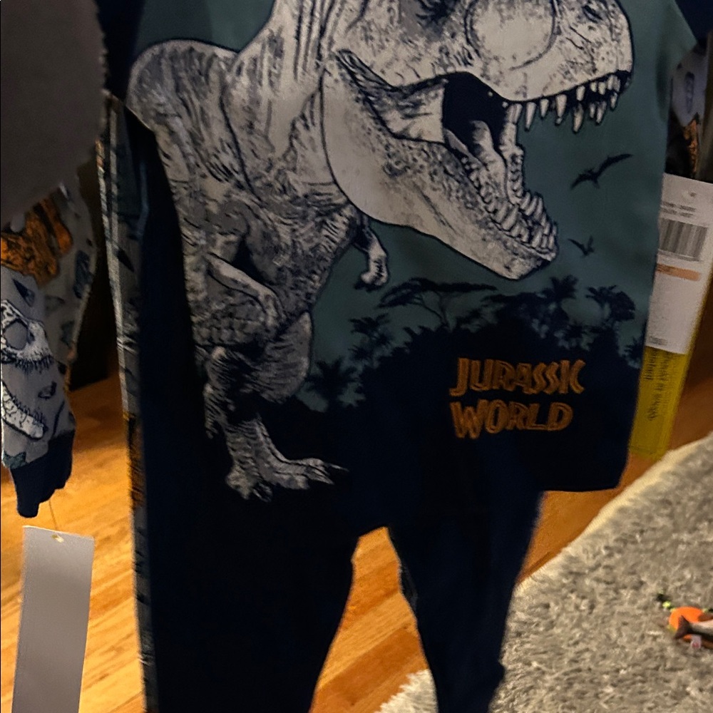 Jurassic World Kids pajama set Matching Set - Blue 4 pieces set